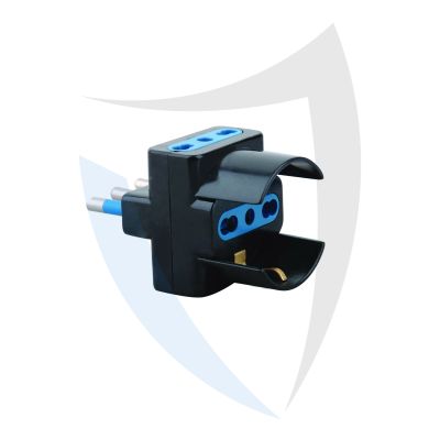 Adattatore triplo spina 2P+T 16A