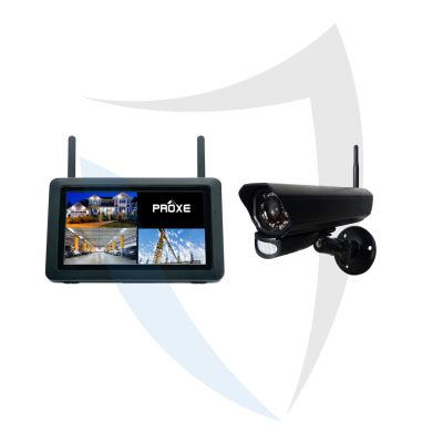 KIT senza fili HD - telecamera a colori 16 led + monitor 7" touchscreen