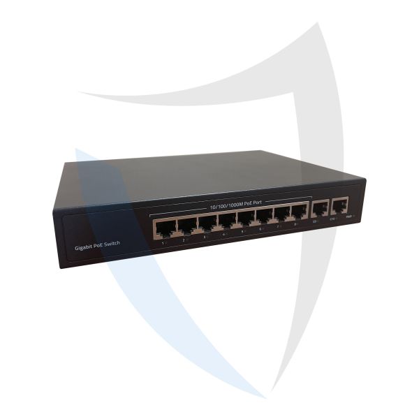 Switch di rete gigabit 8 porte PoE