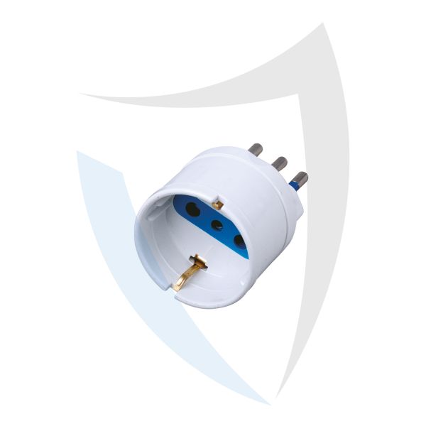 Adattatore spina 2P+T 10A
