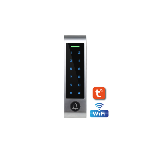 CONTROLLO ACCESSI ANTIVANDALO CON RFID TAG WI-FI TUYA IP67